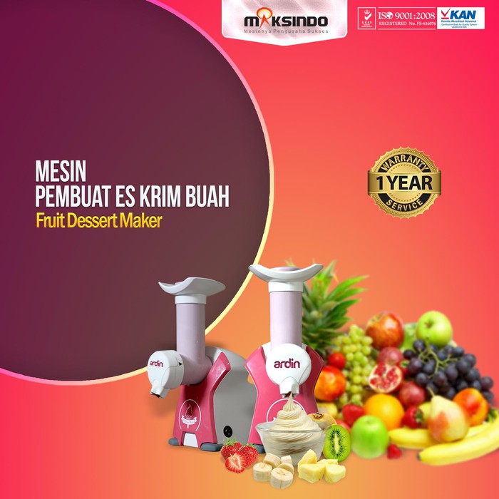 Mesin Pembuat Es Krim Buah Rumahan ARDIN J1