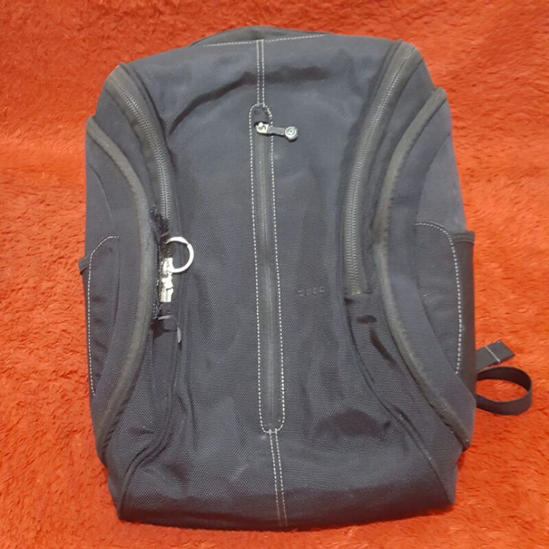 Preloved - Tas Notebook Laptop Backpack BOOQ Hitam Black