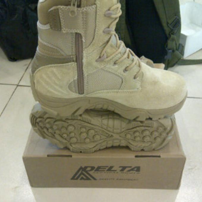 TERBARU sepatu tactical PDL Delta black dan tan 8in Terlaris