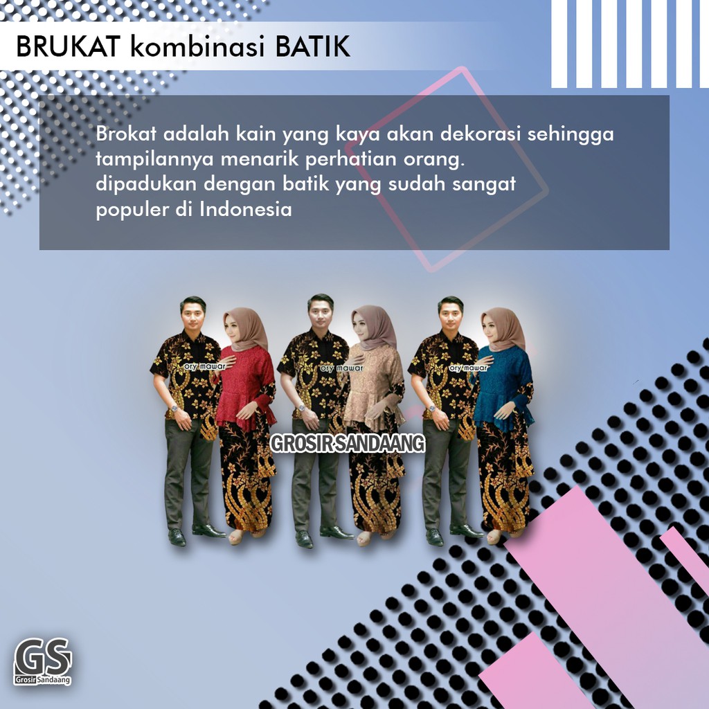 Batik Couple bisa COD Couple Batik Couple Brukat Batik Couple Kebaya Batik Cople Marlena