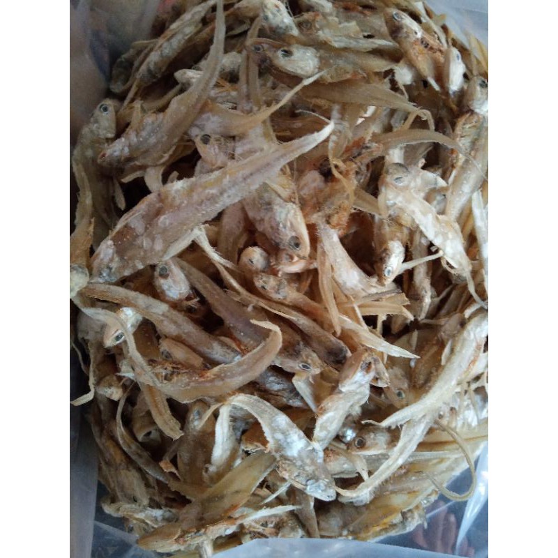 

Ikan Asin Bulu Ayam 100g/Ikan Asin Lonjing/Ikan Asin Ronjing Garing