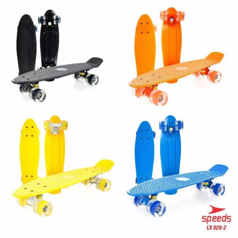 PENNY BOARD / FISH BOARD / BANANA BOARD RODA PU LED