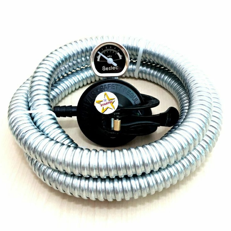 Regulator Gas LPG Starcam SC-T12RMS dengan Selang