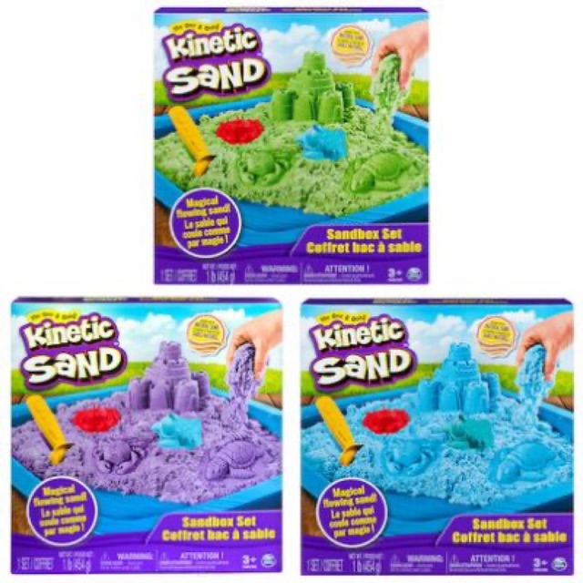 kinetic sand sandbox set