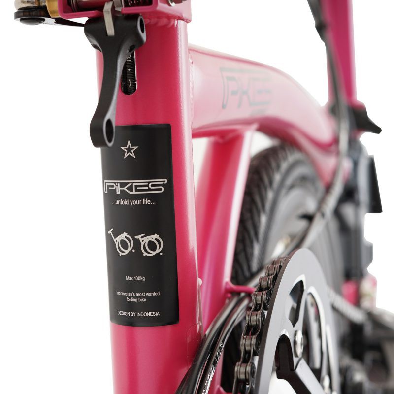 Sepeda Lipat Element Folding Bike Pikes Pevita pearce Gen 2 Edition Pink Grey Gransi COD Cicil SNI-2