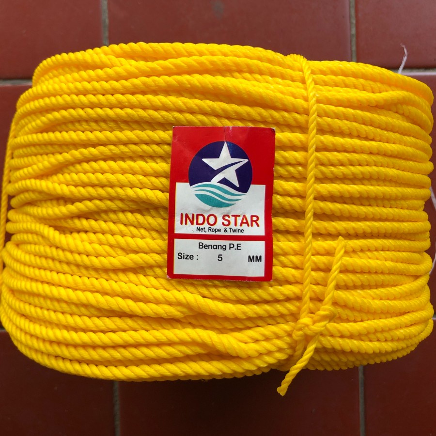 Tali Tambang 5mm / Tambang 5mm INDOSTAR +-200 Meter