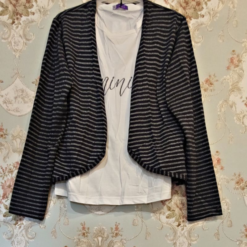 One set cardigan Geela ori 100%