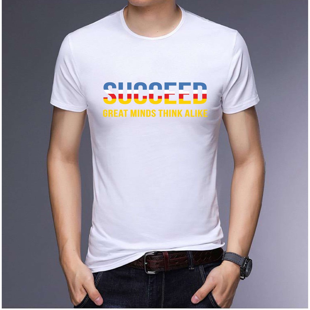 BS/COD/BAJU KAOS TANGAN PENDEK SUCCEED/PRIA/REALPICTURE