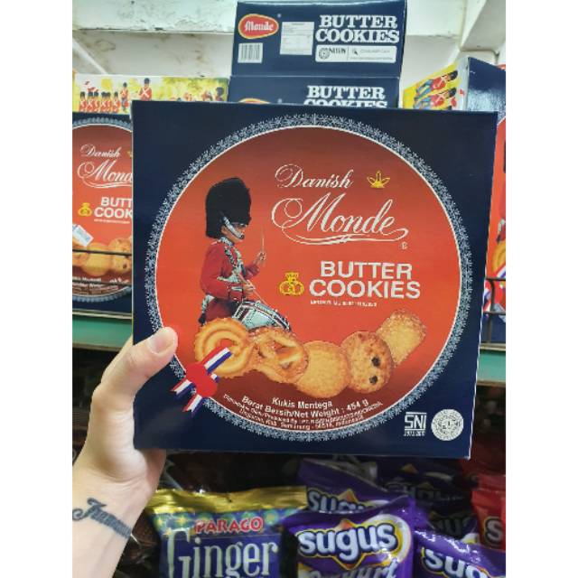 Jual MONDE butter cookies kaleng 454gram Shopee Indonesia