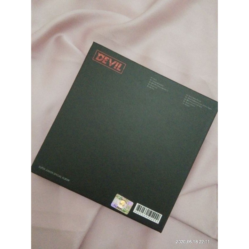 Murah Album Suju Devil Super Junior Kpop Oppa Dvd Shopee Indonesia