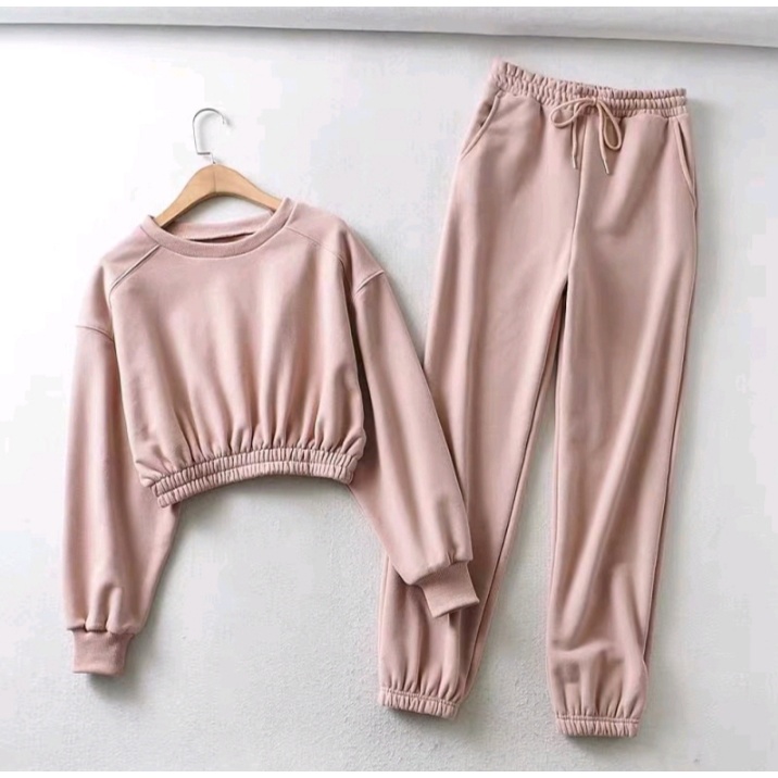 Setelan wanita Zahra set - pakaian wanita  - Setelan hoodie - setelan olahraga wanita korean style