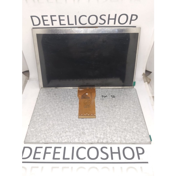 LCD Tablet Evercoss AT1D Tab Advan T2H T2G T2F T2E T1Q T1G T1i  Maxtron M7 50 pin soket pendek Cross