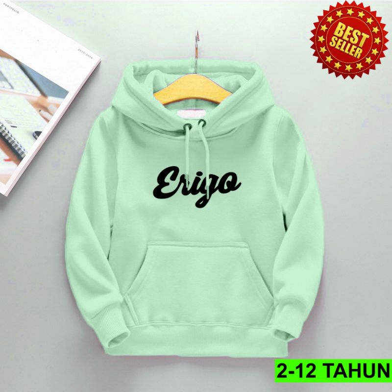 Hoodie Anak Laki Laki Perempuan Erigo Anak Usia 212 Tahun Anak Terbaru / Sweeter Anak / Switer Anak