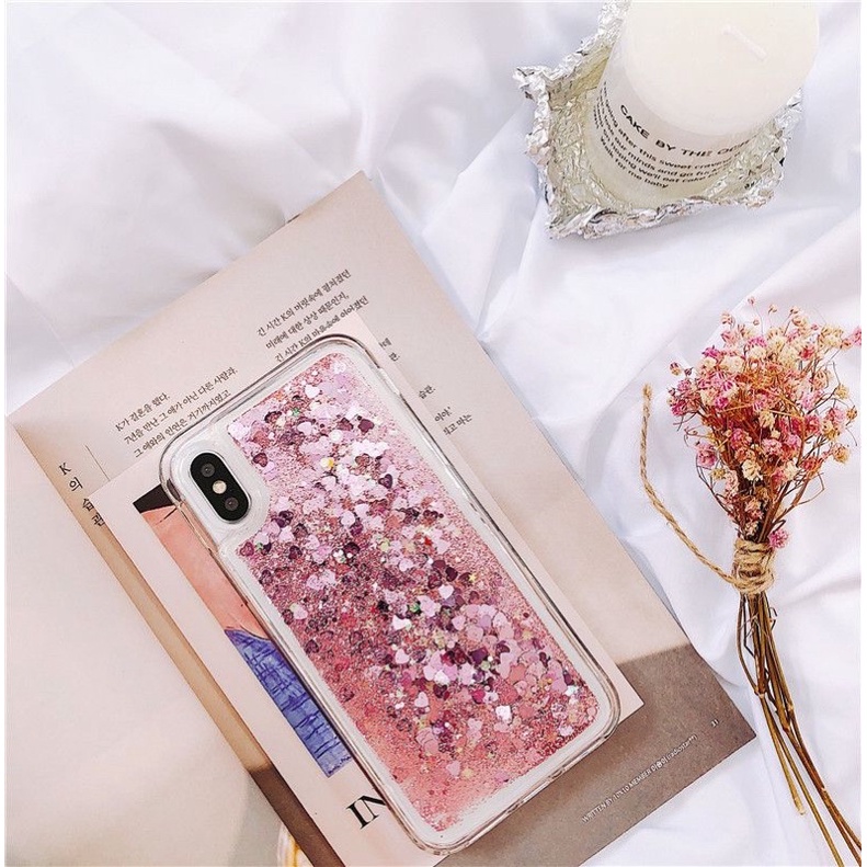 Liquid Water Quicksand Glitter Phone Case Samsung A6 A5/2017 A6+ A8 A8+ A9 A30 A10 M10 A10s A11 A21s A20s