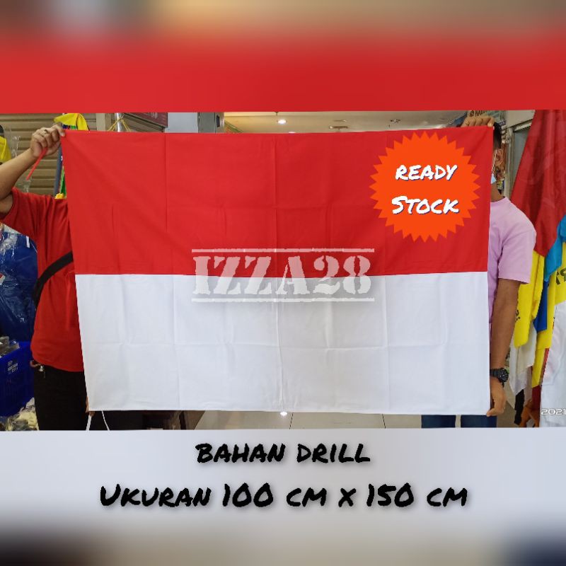 Jual Bendera Merah Putih Bahan Drill Ukuran Cm X Cm Shopee Indonesia