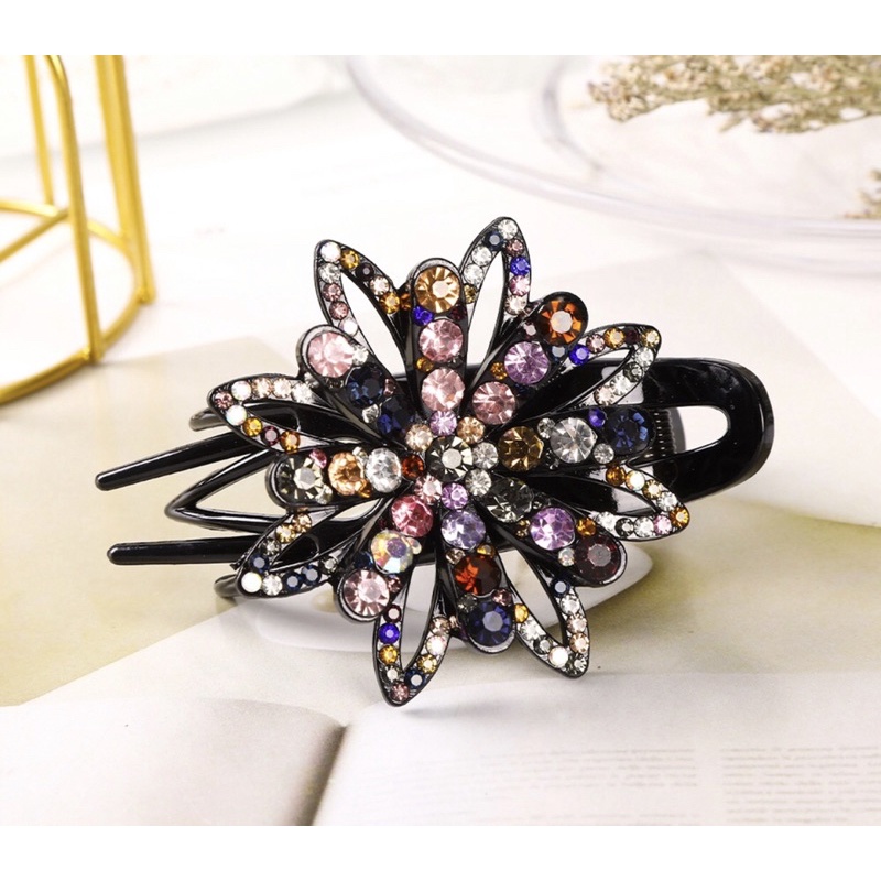 Jepit Rambut Korea Hiasan Berlian Imitasi