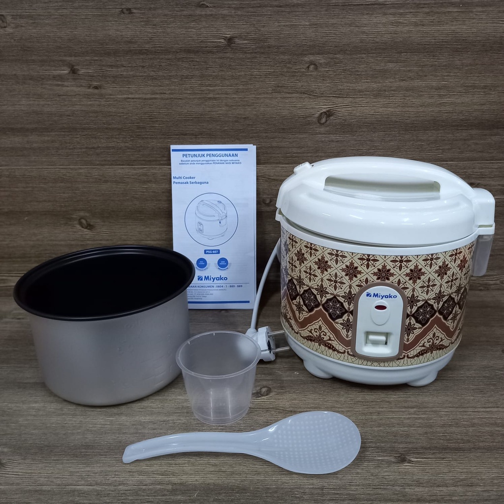 Miyako Rice Cooker Magic Com MINI PSG-607 0,6 L Penanak Nasi Kecil