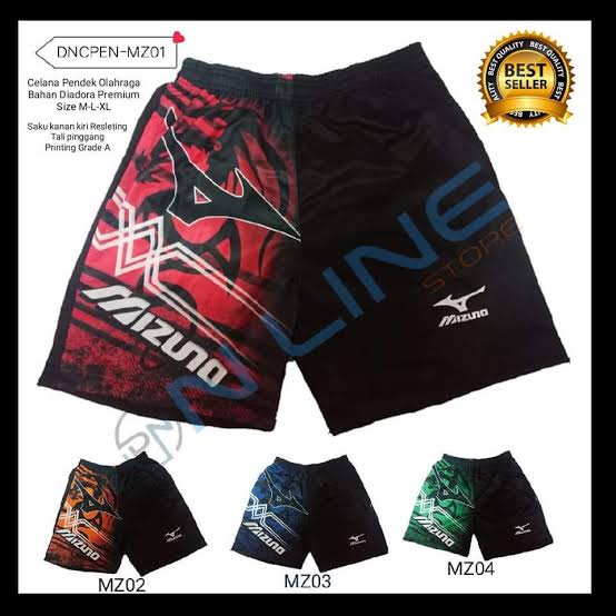 CELANA PENDEK MIZUNO BOXER KOLOR MIZUNO