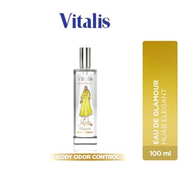 [HIJAB | MEWAH] [100ML] [BPOM] VITALIS EAU DE PARFUM GLAMOUR HIJAB 100ML | Chic | Elegant | Lavish 100ML | Parfum Badan_Cerianti