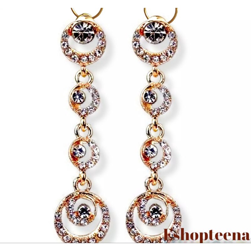A04 anting hijab juntai mata 3 lingkaran_anting jilbab