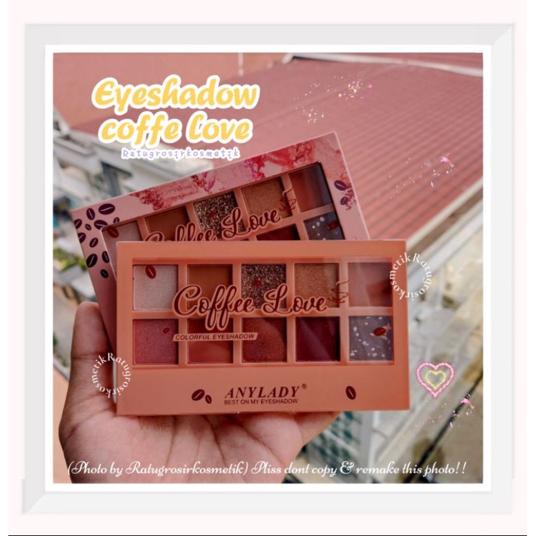 PROMO!!!EYESHADOW PALETTE COFFEE LOVE ANYLADY NO.709B/BEAUTIFUL 8122/MERMAID 8123