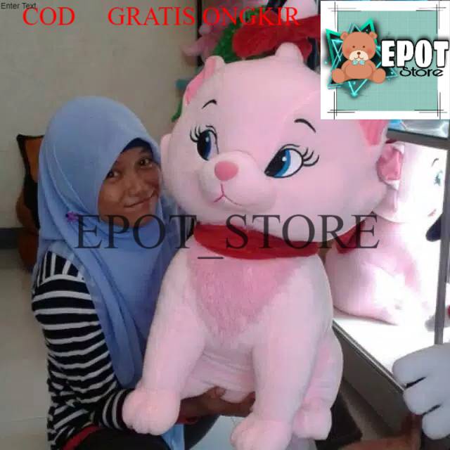 Boneka MARIE CAT jumbo / boneka Kucing / boneka  Mary Cat Jumbo  termurah