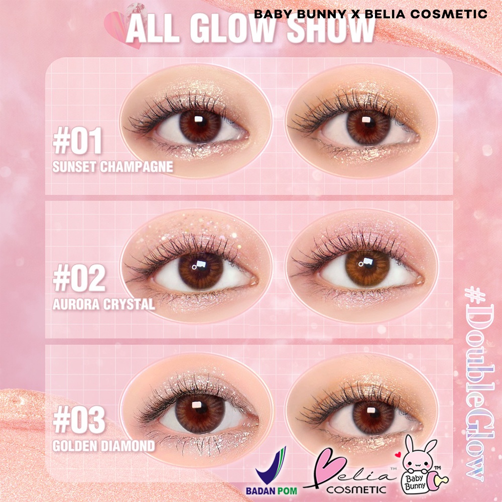 ❤ BELIA ❤ PINKFLASH All Glow Eyeshadow  PF-E18 | 2in 1 Liquid Eyeshadow | Eye Makeup | Pink Flash | BPOM