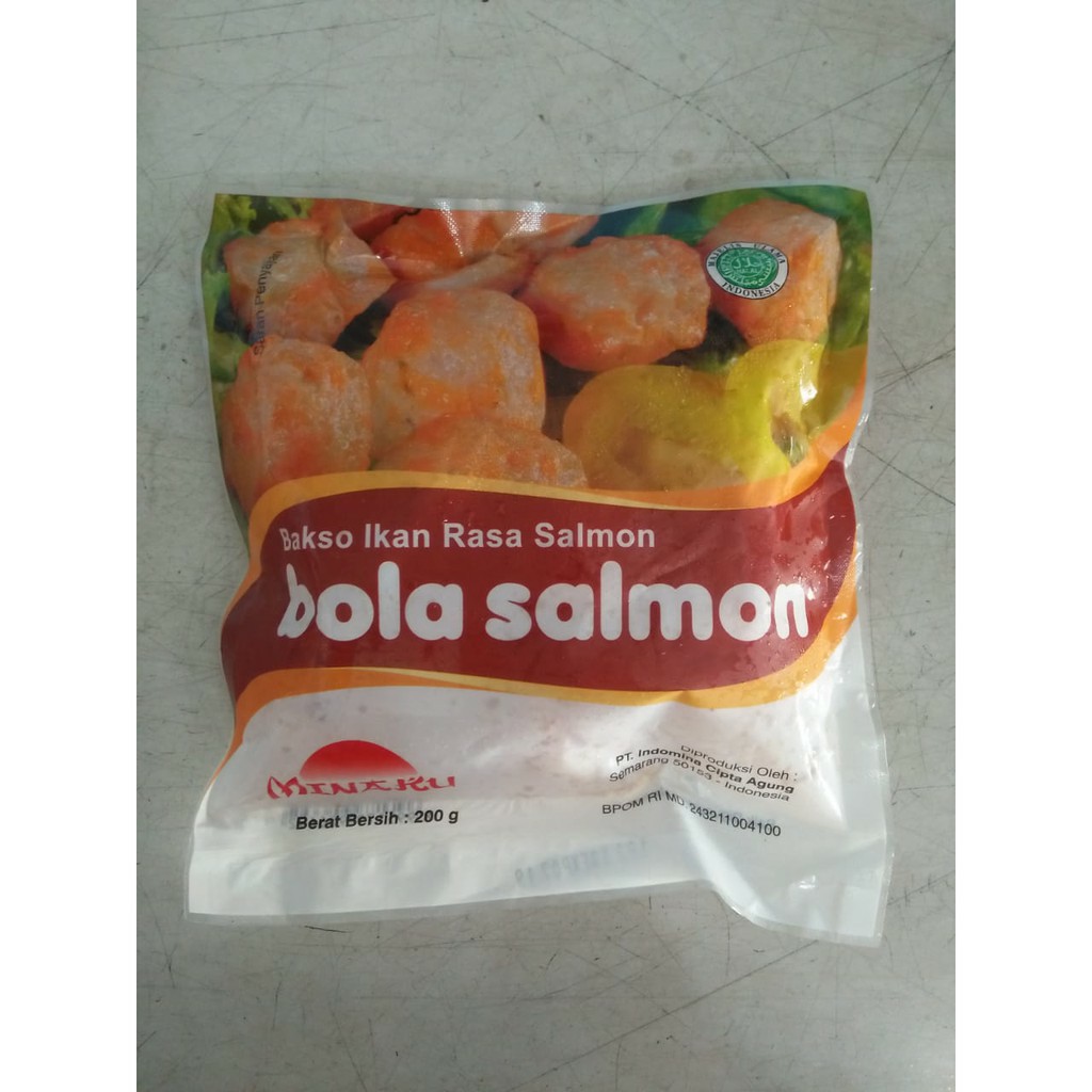 

Minaku Bola Salmon 200 gram