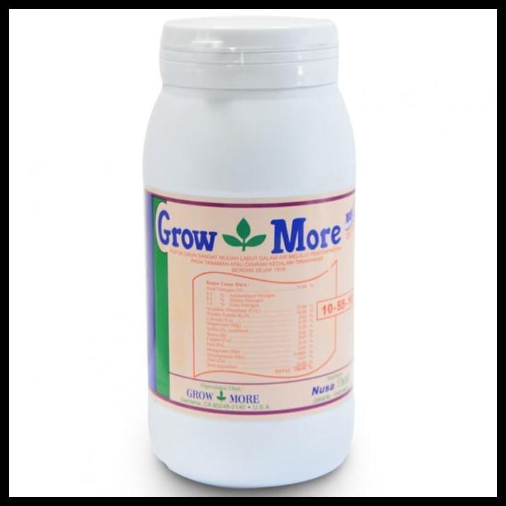 PUPUK/NUTRISI NPK GROWMORE BUNGA/BUAH GROWMORE 10-55-10 (454 GR)
