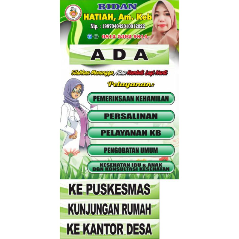 

PAPAN BDN ACRYLIC 30 x 45 CM 3 SLOT KETERANGAN