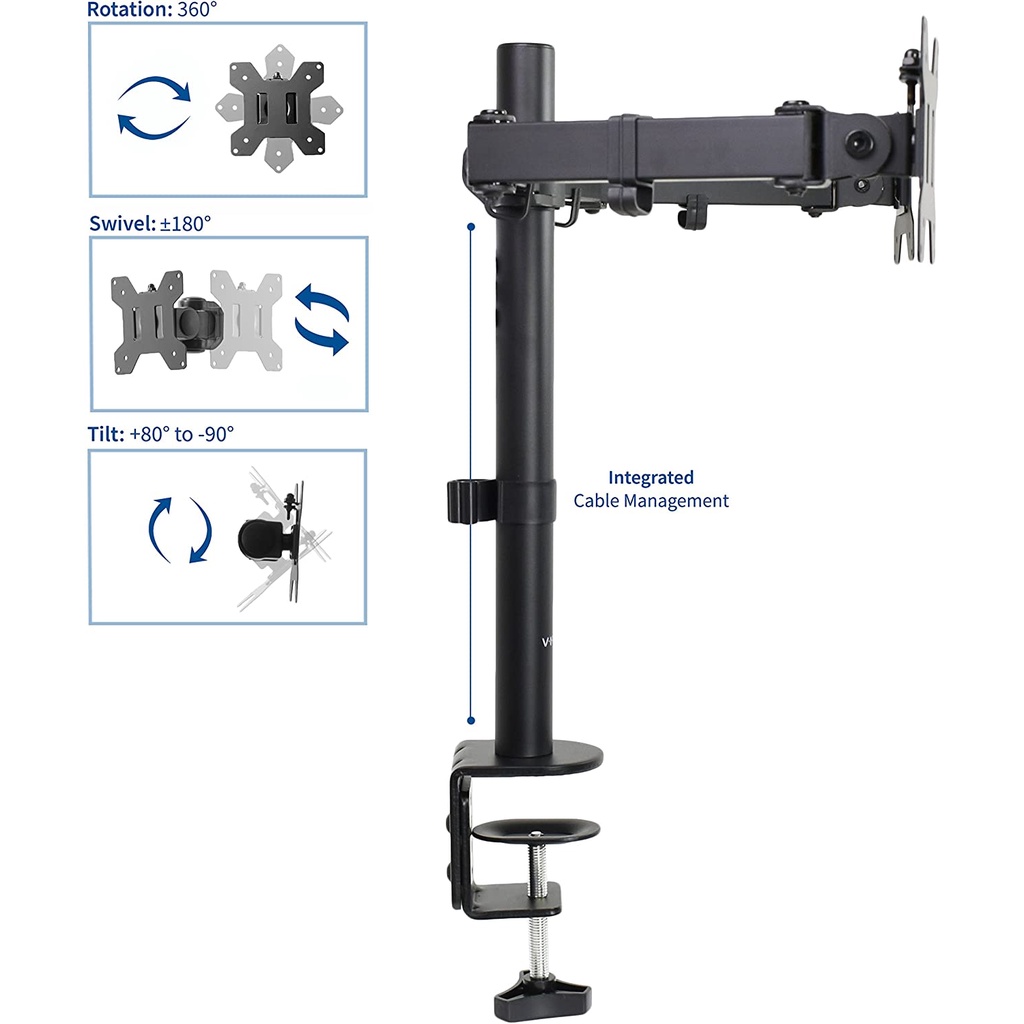 Bracket monitor 20 22 24 26 27 Inch 2 Layar Kanan Kiri Adjustable