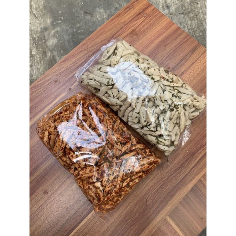 

Paket basreng pedas original daun jeruk