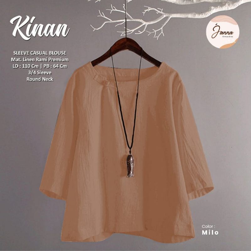 KINAN BLOUSE BAJU WANITA TERBARU BY JANNA