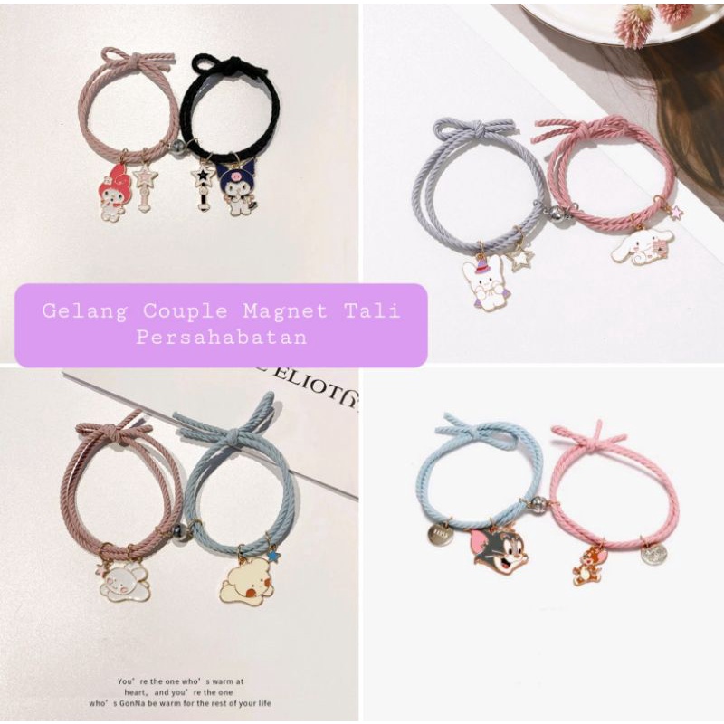 Gelang Couple Magnet Tali Persahabatan