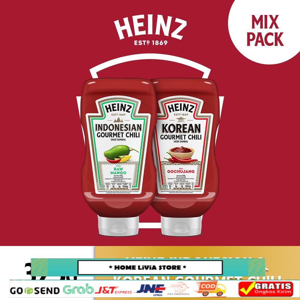 

HEINZ Sambal Indonesia 325 gr & Sambal Korea 325 gr