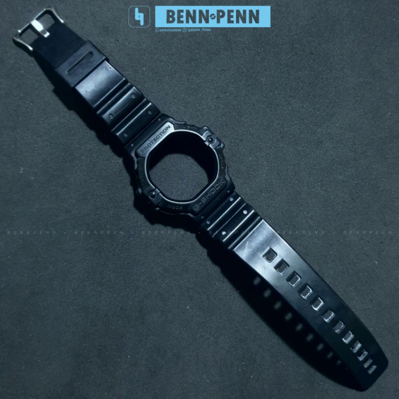 BEZEL STRAP JAM TANGAN CASIO G SHOCK DW 5900 ORIGINAL SECOND
