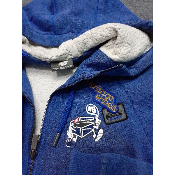zip hoodie sweater new balance outdoor second