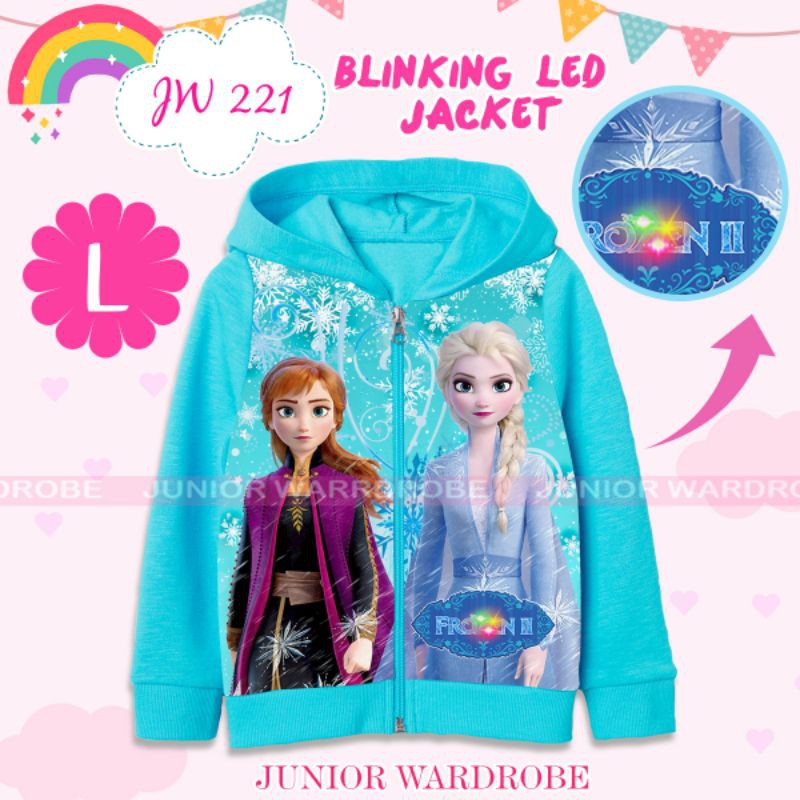 Jaket anak perempuan JW 221 blinking LED