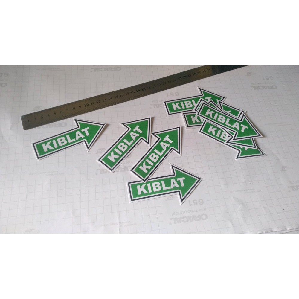 

stiker arah kiblat