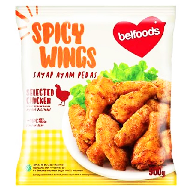 

Belfoods Spicy Wings 500gr