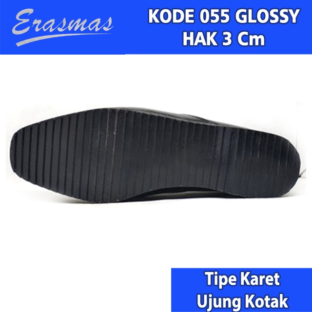 Sepatu Polwan Kowad Hamil Hallboot Flat 055 Erasmas Denawari