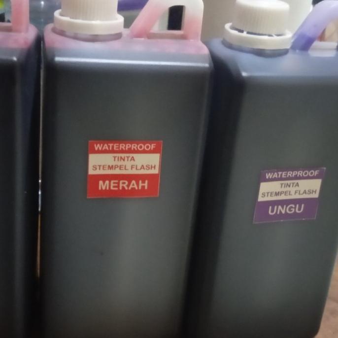 

Ink | Tinta Stempel Warna Flash Otomatis Waterproof/Anti Air Permanen 1 Lter