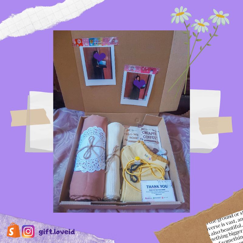 

HAMPERS | GIFTBOX | KADO HIJAB POLAROID JEMBER