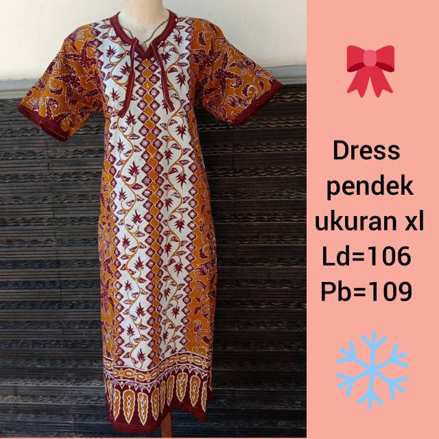 Dress pendek batik