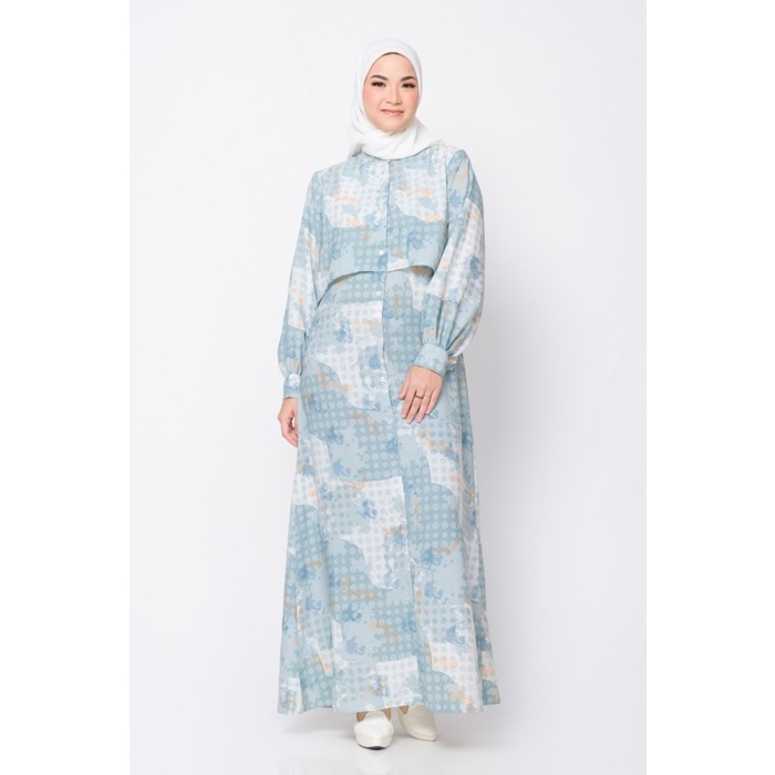 BIA X Isel Fricella - Paein Mint Dress - Islamic Journey In Denmark - XL