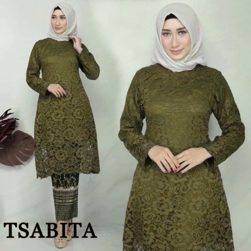 HANYA ATASAN AJA tunik brokat mewah/kebaya modern/kebaya wisuda/tunik mewah
