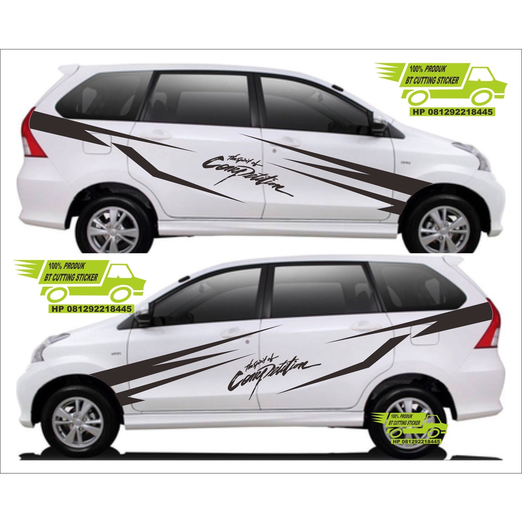 sticker mobil avanza stiker mobil avanza sticker striping mobil avanza sticker toyota avanza sticker