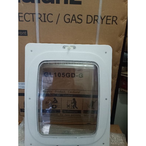 Pintu mesin pengering pakaian laundry dryer gas merek galanz