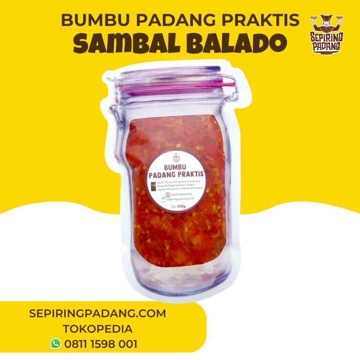 

Jual Sambal Balado Padang Vacuum Pack - 350G