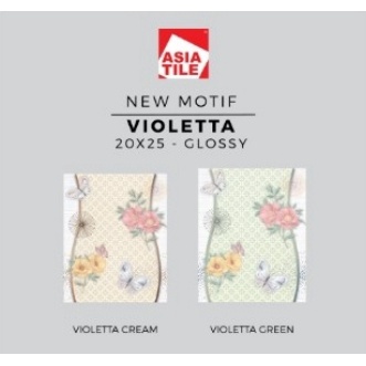 VIOLETTA GLOSSY UK.20X25 DINDING LANTAI KERAMIK ASIA TILE